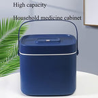 Family Medicine Kit A Full Set of Large-Capacity First Aid Kit Medicine Storage Box Emergency Medical Kit (Color : Blue, Size : 19.7cm)