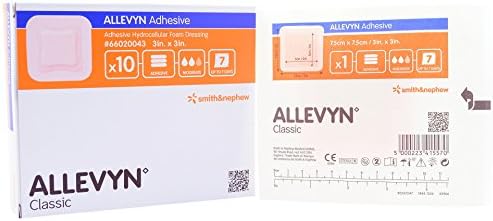 Dressing Adhesive Allevyn 3"x3" - Smith & Nephew 66020043
