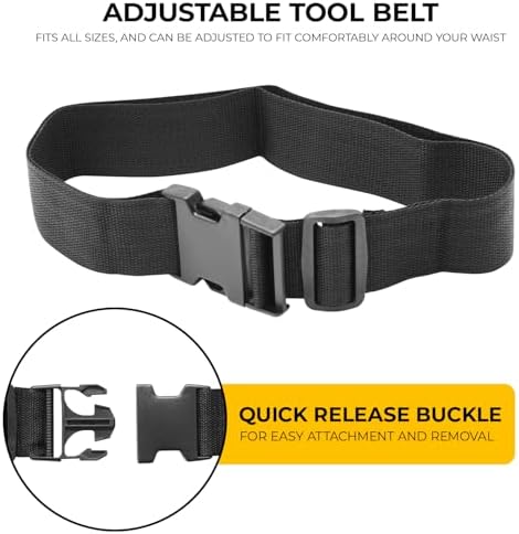 Window Cleaning Side Bucket On a Belt Holster Holds 3 Squeegees and a Washer