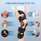 ROM Knee Brace For Children: Hinged Post-Op Knee Brace for Arthritis, ACL, MCL, and PCL Injury – Optimal Support for Rehabilitation