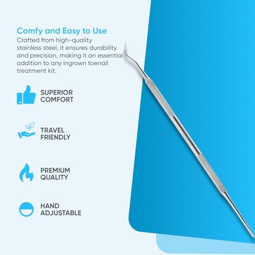 YNR Blacks File Satin Edge Ingrown Toe Nail Lifter Podiatry Chiropody Instruments Ce