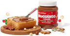 NUCOLATO | Caramel Hazelnut Spread | 12.3 oz - 350 g | Keto Friendly - Gluten Free - No Sugar Added | Best Low Carb Dessert - Food Snacks | Perfect Topping for Cake, Bananas, Cookies, Pancakes