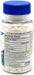 Necta Sweet Saccharin Tablets, 1/2 Grain, 1000 Tablet Bottle (Pack of 4)