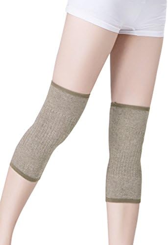 FakeFace Womens Mens Winter Knee Brace Leg Knee Warmers Sleeve Wrap Stretchy Thermal Thick Cashmere Wool Knee Pad Support