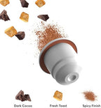 Dualit Indian Monsoon Original Line Compatible* Home Compostable Capsules - 80 pack - 80 Servings of Eco Friendly Single Origin Coffee Pods - 100% Home Compostable Capsules - 8 X 10 packs