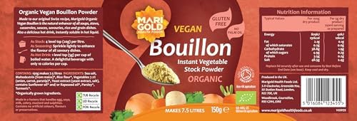 MARIGOLD Organic Swiss Vegetable Vegan Bouillon Powder 150g