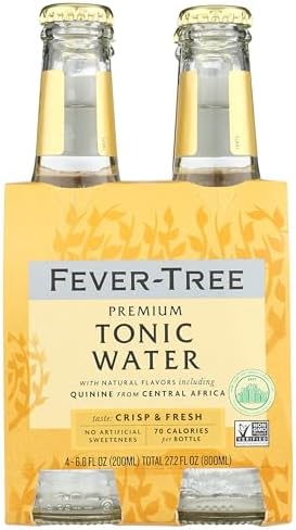 Fever-Tree, Tonic Water, 6.8 Fl Oz, 4 Pack