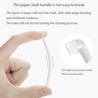 48PCS Baby Tongue Cleaner, Disposable Baby Toothbrush Soft Gauze Oral Cleaning Stick Infant Mouth Cleaner for 0-36 Months Newborn Dental Care