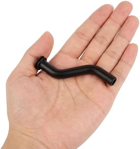 6-Pack Fuel Pump Vacuum Hose Kit, 596163 Rubber Vacuum Hose Compatible with Briggs & Stratton 596163 593998, Vacuum Hose 596163 for John Deere D140 E100 Riding Mower Maintenance and Smooth Run.