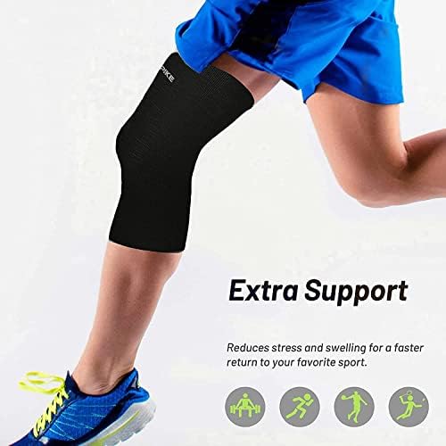 SPIKE Knee Cap Brace Support for Knee Pain Relief, Gym Running, Cycling, Jogging for Both Men and Women (Large)