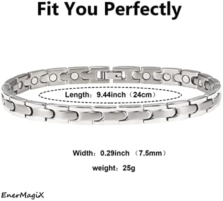 Magnetic Ankle Bracelets for Women, Pure Titanium Magnetic Anklet, Magnetic Jewelry Gift (0029s)