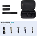 ProCase Hard EVA Travel Case for Electric Hair Clipper Trimmer, Protective Storage Organizer Bag for Beard/Body/Bikini Trimmer & Shaver -Black