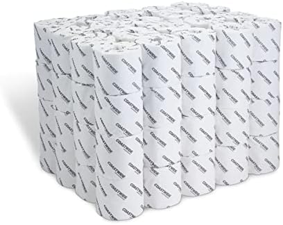 Professional Recycled Toilet Paper, 2-ply, White, 550 Sheets/Roll, 80 Rolls/Carton