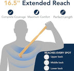 Slick- Bamboo Back Scratcher, 16.5”, 2 Pack, Wooden Back Scratcher Long Handle for Men and Women