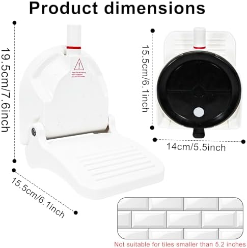 Shower Foot Rest, Strong Suction Cup Foldable Foot Stool for Shaving Legs in Shower, No Drill Bathroom Foot Rest with Anti-Slip Surface for Elderly, Pregnancy, Portable for RV Travel