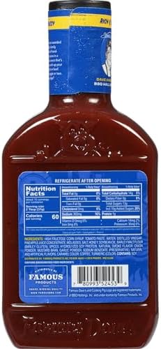 Famous Dave's BBQ Sauce Variety Bundle - 3 pck, Rich & Sassy, Texas Spit & Honey Hickory (59 oz.)