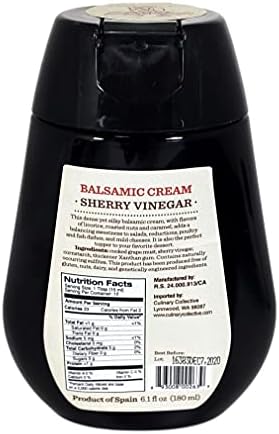 Arvum Balsamic Cream | Imported from Spain | Sherry Vinegar Based Balsamic Sauce | 6.4 oz |
