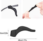 HKIDEE Eyeglass Ear Grip, Anti - Slip Comfortable Silicone Elastic Eyeglasses Retainers For Sunglasses Reading Glasses Eyewear, Sport Eyeglass Strap, 12 Pairs