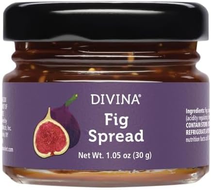 DIVINA Spreads Portion Mini, 0.7 oz, 20 Count (4-Pack, Variety Spreads)