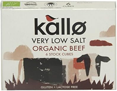 Kallo Foods Organic Beef Stock Cube 48 g (Pack of 5)