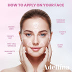 Adellina New Anti Facial Wrinkle Patches: Anti Wrinkle Patches Overnight - Smile Line Pathces - Facial Wrinkle Patche for Forehead, Smile Line, Under Eyes (1 Count (Pack of 144))