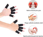 Finger Arthritis Sleeves (30Pcs), Elastic Thumb Splint Brace Support Protector Finger Compression Sleeve for Arthritis Joint Pain Relief, Breathable Fingers Tape for Triggger Fingers Sports Aid Support