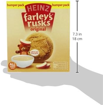 Heinz Farley's Rusks, Original Flavor, 300g Boxes (Pack of 6)