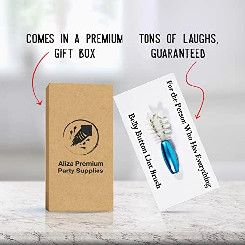 Gift for Husband by Aliza | Belly Button Lint Brush – Funny Gag Gift for Adults - White Elephant Gifts, Birthday Gifts for Him Men Boyfriend