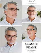 Eyekepper 3 Pack Blue Light Filter Glasses Men - Computer Screen Reading Glasses Blocking Digital Glare +1.25