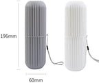 Travel Toothbrush Cup Case Toothbrush Holder Toothpaste Storage Box Multifunctional Large Capacity