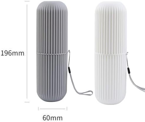 Travel Toothbrush Cup Case Toothbrush Holder Toothpaste Storage Box Multifunctional Large Capacity