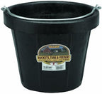 Little Giant® Rubber Pail | All-Purpose Heavy Duty Rubber | Water Bucket | 12 Quarts