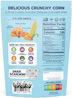 LOVE CORN Sea Salt | Delicious Crunchy Corn Natural Snack | 4 Ounce x 1 Bag | Non-GMO, Low-Sugar, Gluten-Free, Plant Based, Vegan, Low Sugar
