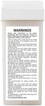 Waxness Russian Pearl Soft Wax Cartridge 3.38 oz (100 g) – Rosin-Free Soft Wax Roll-On with Creamy Texture and Skin Visibility, Professional Use – Made in Italy