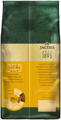 Jacobs Crema Whole Bean Coffee 1000 Gram / 35.2 Ounce (Pack of 1)
