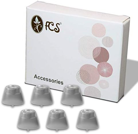 FCS Pack of 6 Click Sleeve for Siemens Signia Lotus Prompt Click-CIC (Closed-Large).