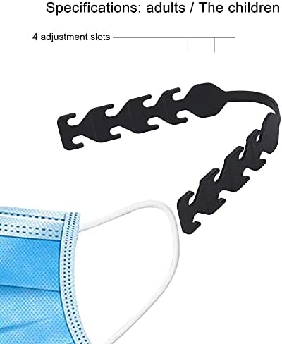 MIAODAM Adjustable Mask Extender Strap Mask Holder Mask Extender, Masks Extension Hook for Extending Masks Buckle Ear Protectors