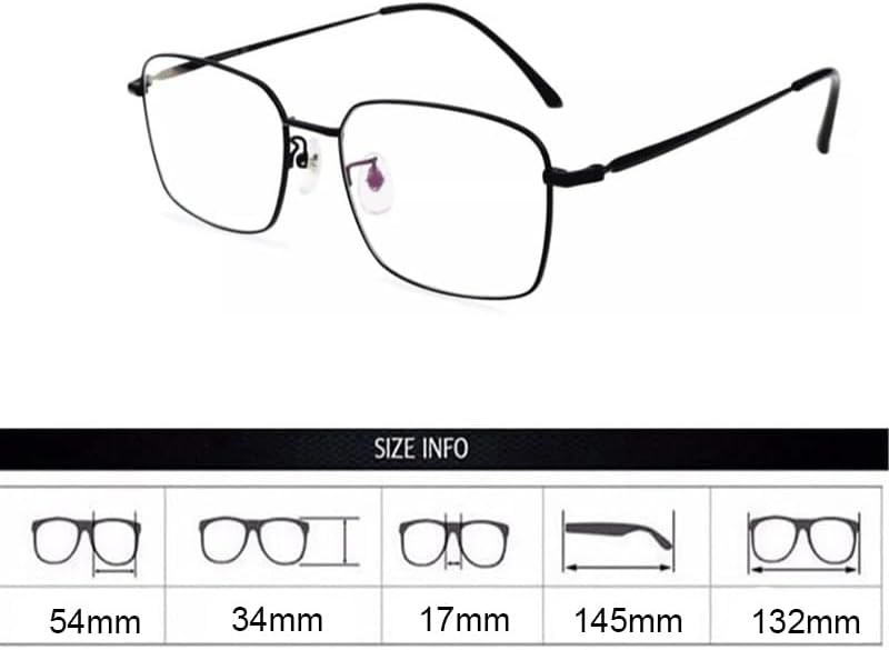 Photochromic Reading Glasses, Progressive Multifocus Anti UV Sunglasses, Driving Presbyopia Readers, Titanium (Color : Black, Size : +2.50)
