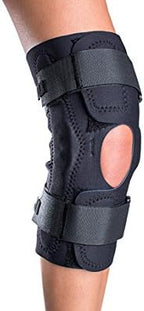 ProCare Reddie Hinged Knee Support Brace: Neoprene Wrap-Around, MCL and LCL Sprains, Medium