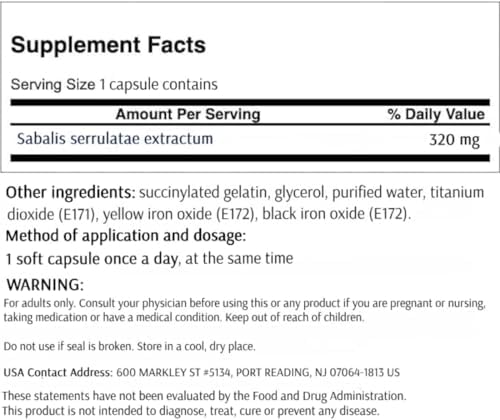 Prostamol Uno - Natural Support 320mg 30 Soft Capsules for Men's Wellness