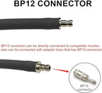 NIBP PU Cuff with BP12 Connector for Neonate 6-11cm, Reusable Single Tube Replacement BP Cuff with Inner Airbag for Blood Pressure Monitor Machine