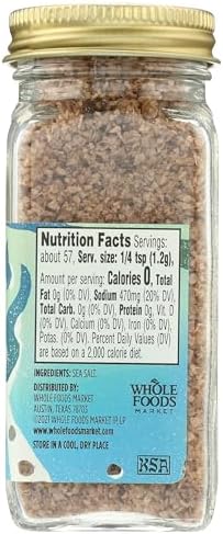 Whole Foods Market, Seasoning Salt, Applewood Smoked, 2.40 Ounce