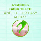 GUM Angled Floss Picks, Perfect for Tight Teeth, Extra Strong Shred-Resistant Dental Floss, Angled for Easy Reach, Dental Flossers for Adults, Fresh Mint Flavor, 75 Count