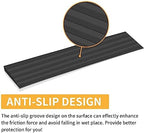 Rubber Door Threshold Ramp Self-Adhesive Rubber Ramp for Door Threshold 2/5 Inch Rise for Wheelchair Scooter Doorway Floor Tile Threshold Transition Strip Reducer (Gray, 2 in Wide x 3.3Ft Long)