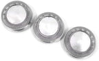 3Pcs Electric Shaver Replacement Rotary Blades Compatible with HQ2 for 3 Head Models 650TX 550TL and 2 Head Models 105DB, 110DB, 201DB, 282XL, 242LC