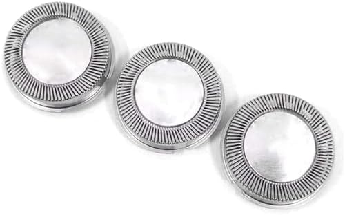 3Pcs Electric Shaver Replacement Rotary Blades Compatible with HQ2 for 3 Head Models 650TX 550TL and 2 Head Models 105DB, 110DB, 201DB, 282XL, 242LC
