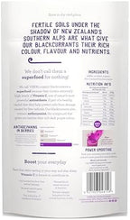 ViBERi Organic Blackcurrant Powder 50 g (5 x 10g Sachets) | New Zealand Grown Superfruit, Naturally High in Vitamin C & Anthocyanins | Vegan, Non-GMO, Gluten-Free, Convenient Daily Serving