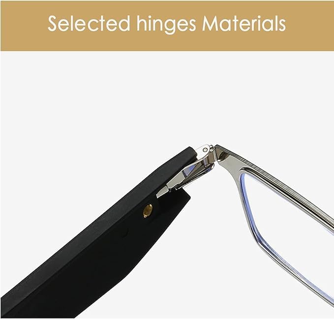 Foldable Anti-Blue Light Reading Glasses with Case, Anti Eyestrain Foldable Reading Glasses Smart Gadgets