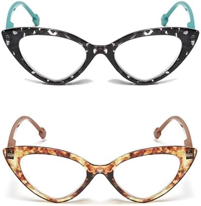 Cat Eye Fashion Reading Glasses for Women Spring Hinge Retro Cute Ladies Computer Readers