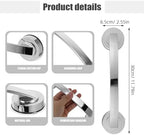 DOITOOL Suction Shower Grab Bar Bathtub Grab Bars for Seniors Bathroom Armrest Impact-Resistant Abs